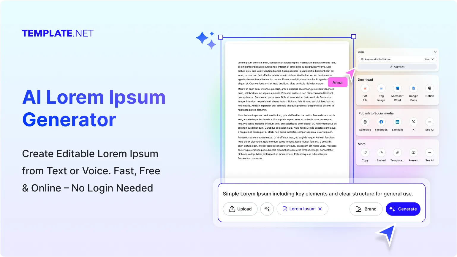 Free AI Lorem Ipsum Generator, Online Dummy Text Maker Tool
